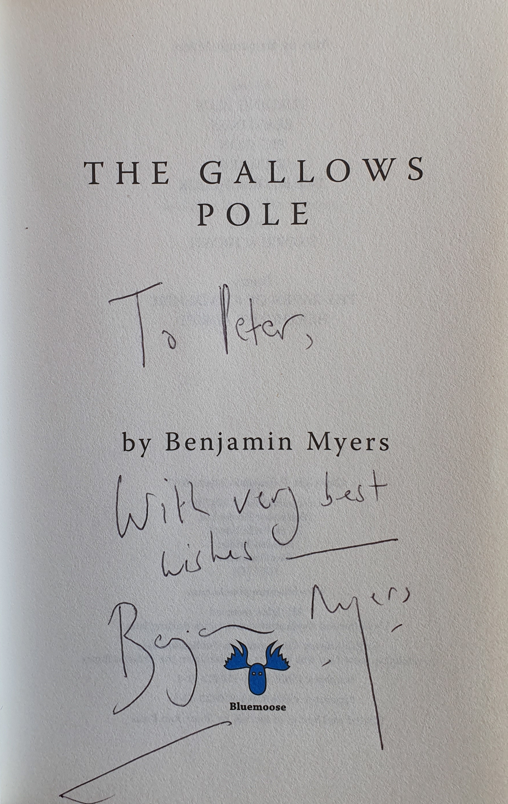 gallows pole signed